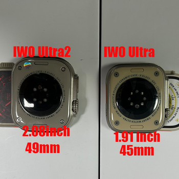 Оригинален часовник IWO 45MM IWO Ultra 2 49m IWO 16 Ultra SmartWatch Smart Watch Series 8 For Men Women 4 NFC Waterproof H10 H11