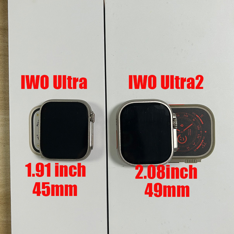 Γνήσιο ρολόι IWO 45mm IWO Ultra 2 49m IWO 16 Ultra SmartWatch Σειρά 8 Ανδρικών Γυναικών 4 NFC Αδιάβροχο H10 H11