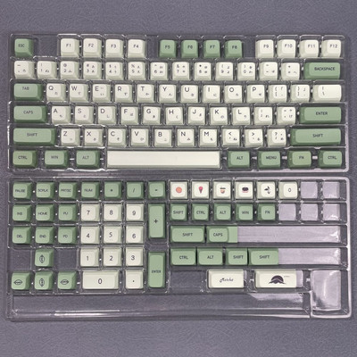 XDA PBT tipkovnice 132 tipke Japanski set Dye Sub Honey Milk za igre Mehanička tipkovnica 61/68/87/104/108 tipki Anne Pro 2 RK68