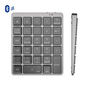 Bluetooth numerikus billentyűzet Protable alumínium ötvözet vezeték nélküli billentyűzet fedél Ipad Android Windows Phone Mackbook táblagéphez