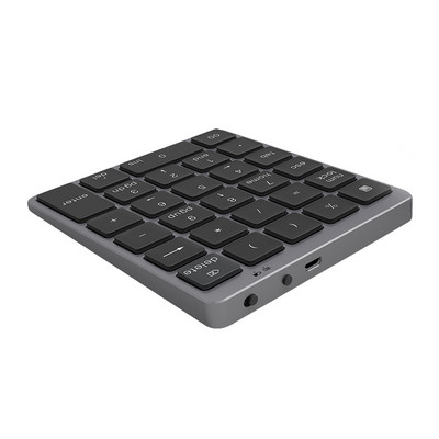 Bluetooth numerikus billentyűzet Protable alumínium ötvözet vezeték nélküli billentyűzet fedél Ipad Android Windows Phone Mackbook táblagéphez