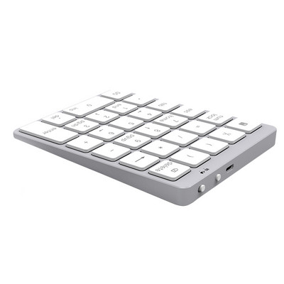 Bluetooth numerikus billentyűzet Protable alumínium ötvözet vezeték nélküli billentyűzet fedél Ipad Android Windows Phone Mackbook táblagéphez