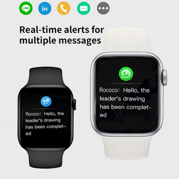 1,9-инчов смарт часовник Мъже Жени Нов NFC Calling Smartwatch 2022 Фитнес тракер часовници за Huawei Iphone Xiaomi IWO Series 7