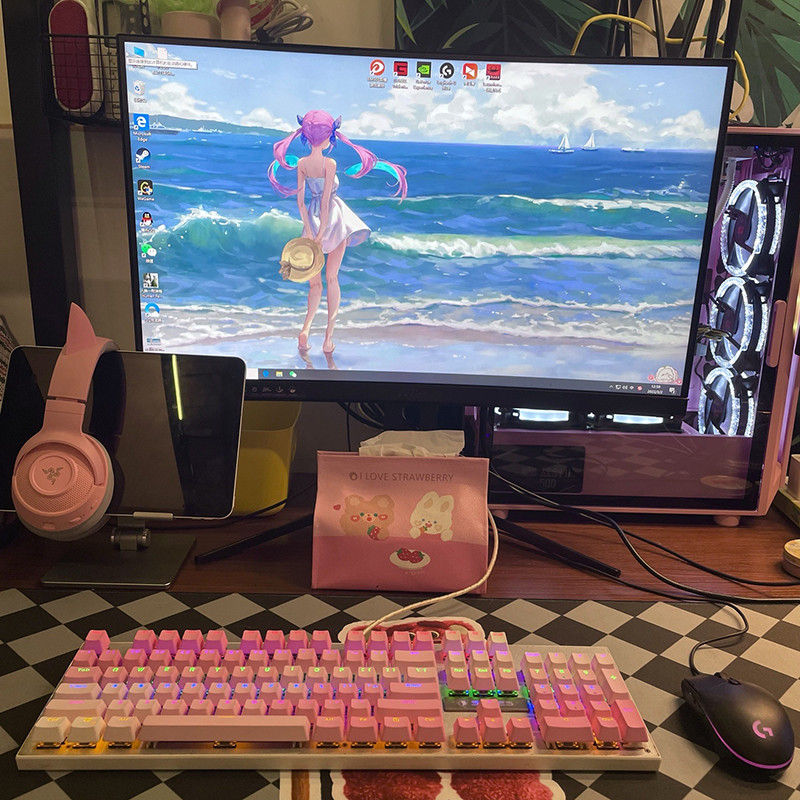 104 Keys OEM profil PBT billentyűsapkák Gradiens Rainbow billentyűsapka MX kapcsolókhoz Mechanikus billentyűzet háttérvilágítású RGB Gaming Egyedi billentyűsapka