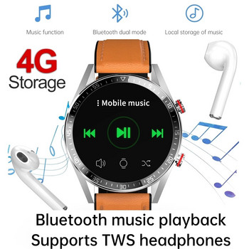 2022 Смарт часовник 454*454 AMOLED екран Винаги показване на време Bluetooth разговор Локална музика TWS слушалки Смарт часовник за мъже Android