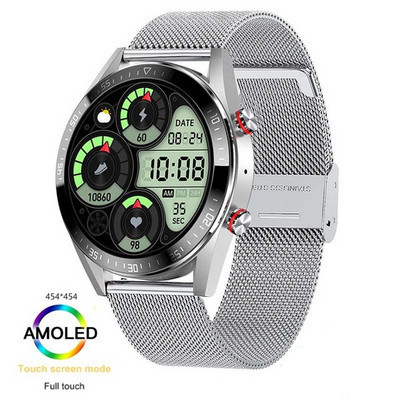 2022 Pametni sat 454*454 AMOLED zaslon Uvijek prikaz vremena Bluetooth poziv Lokalna glazba TWS slušalice Pametni sat za muškarce Android