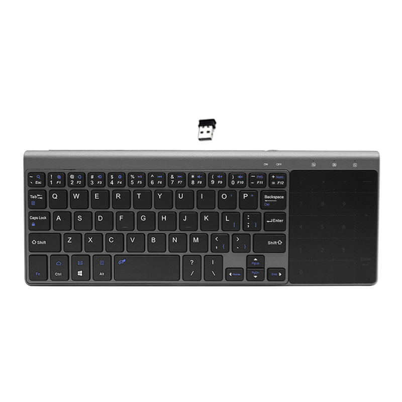 2.4G bežična mehanička numerička tipkovnica Gaming tipkovnica Prijenosna tipkovnica s 21 tipkom Prošireni raspored crna tipkovnica za prijenosno računalo