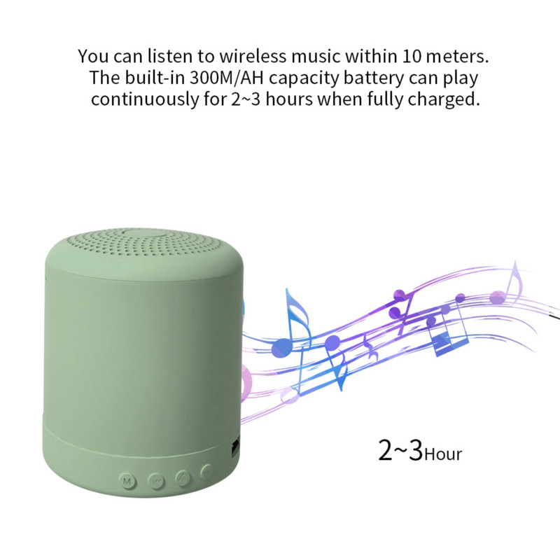 Υψηλής ποιότητας Μίνι Έξυπνο ηχείο Bluetooth Φορητό Bluetooth+FM Ηχείο MP3 Μουσική Υπογούφερ Στερεοφωνικό Φορητό ηχείο ήχου βίντεο