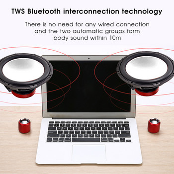 Travor A10 Metal Mini Ηχείο Bluetooth Ασύρματο μεγάφωνο Φορητό MP3 Μουσική Στήλη ήχου για Ηχεία Τηλεφώνου Υπολογιστή Υπαίθρια