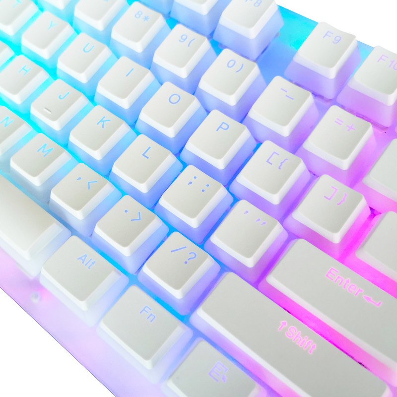 Womeir K87 Pro TKL gaming tipkovnica, mehanička tipkovnica s mogućnošću vruće izmjene i puding tipkovnicama Gateron prekidač RGB pozadinskim osvjetljenjem za PC PS4