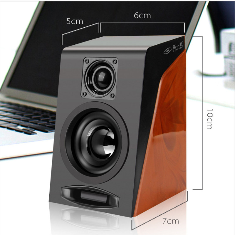 Difuzoare combinate din lemn cu fir USB Difuzoare pentru computer Bass Stereo Music Player Subwoofer Sound Box pentru telefoane PC