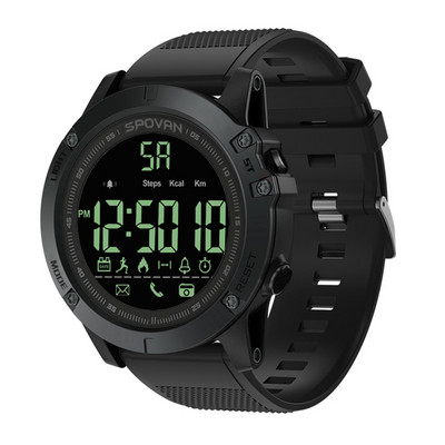 PR1 Pametni sportski sat Bluetooth Sports IP68 Vodootporna narukvica s brojačem koraka Podesiva zdrava pametna narukvica PU narukvica