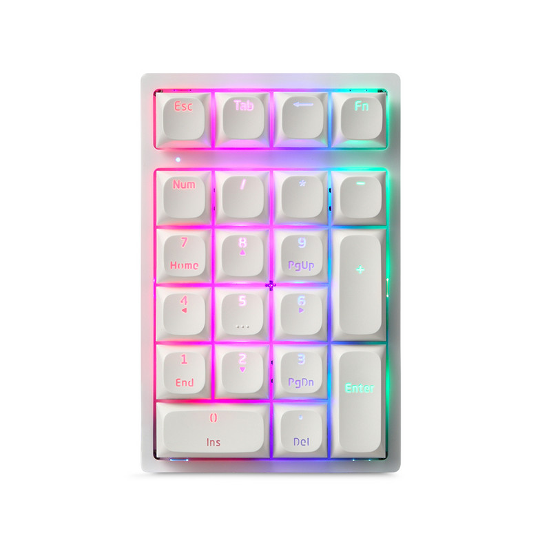 Motospeed K24 mehanička numerička tipkovnica Hot-Swap GATERON prekidač Žičana tipkovnica Računalo Numpad 21 tipka PBT tipkovnica za prijenosno računalo