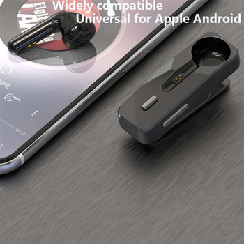 Ακουστικά κολάρου για ένα αυτί Bluetooth 5.1 ασύρματα ακουστικά επαγγελματικά ακουστικά με μικρόφωνο Sports Ear Hook Lotus Handsfree for Drive