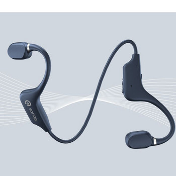 Ακουστικά Sanag A5X True Bone Conduction Ακουστικά ανοιχτού αυτιού Bluetooth Ασύρματα αθλητικά ακουστικά Αδιάβροχα ακουστικά 3D στερεοφωνικός ήχος