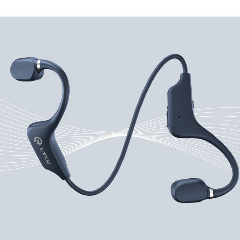 Sanag A5X True Bone Conduction slušalica Open Ear Bluetooth bežične sportske slušalice Vodootporne slušalice 3D stereo zvuk