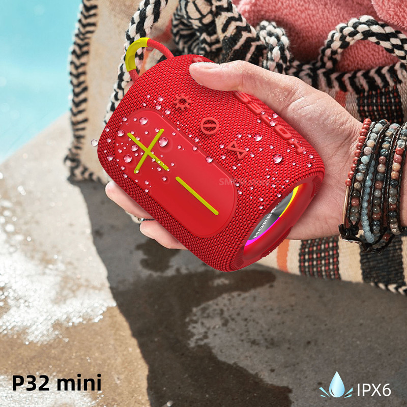 TWS Vanjski Bluetooth zvučnik Prijenosni bežični mini stup Glazbeni centar Sound Boombox Subwoofer Audio TF/USB HOPESTAR P32mini