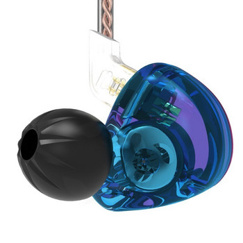 KZ ZST Hybrid Technology 1DD+1BA Ακουστικά 3,5 mm In Ear Monitor Ακύρωση θορύβου HiFi Μουσική Αθλητικά μπάσα Ακουστικά ακουστικών