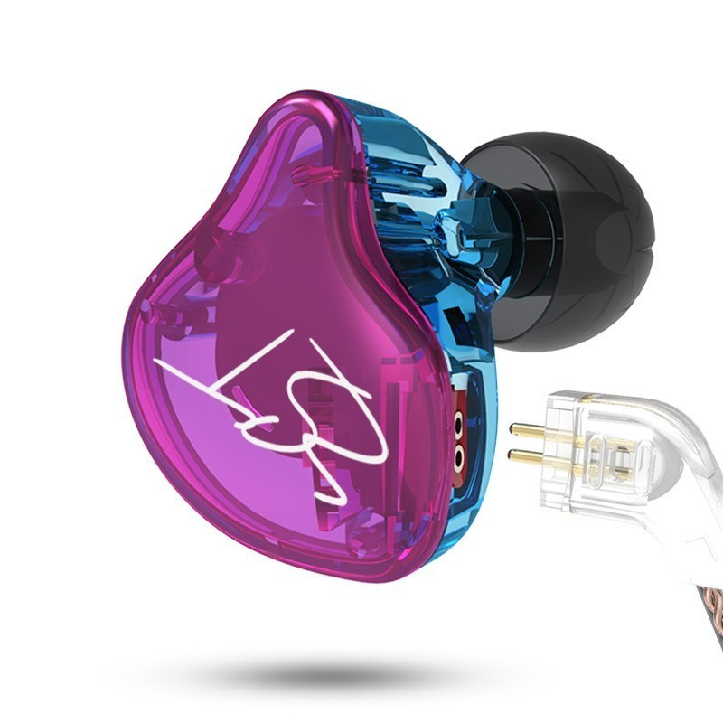 KZ ZST Hybrid Technology 1DD+1BA Ακουστικά 3,5 mm In Ear Monitor Ακύρωση θορύβου HiFi Μουσική Αθλητικά μπάσα Ακουστικά ακουστικών