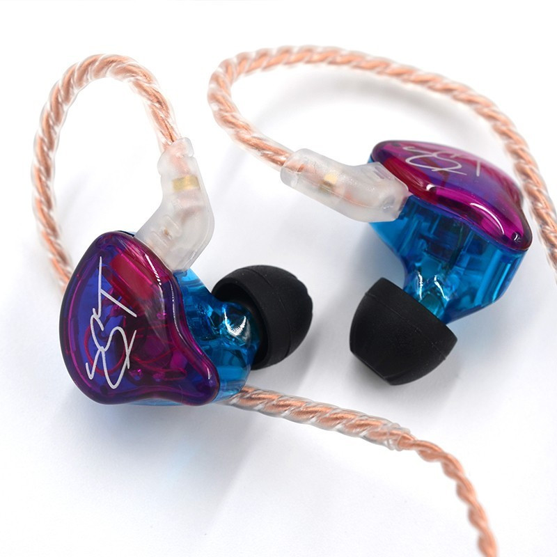 KZ ZST Hybrid Technology 1DD+1BA Ακουστικά 3,5 mm In Ear Monitor Ακύρωση θορύβου HiFi Μουσική Αθλητικά μπάσα Ακουστικά ακουστικών