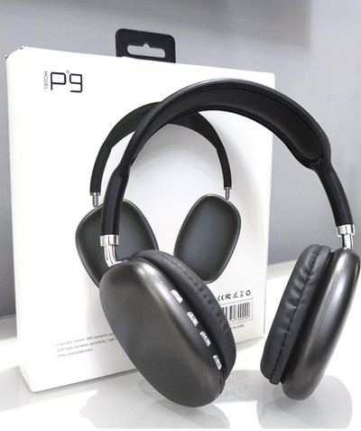 Összehajtható Bluetooth fejhallgatók Vezeték nélküli fejhallgatók basszus sztereó fülhallgató mikrofonnal Mp3 lejátszó támogatás TF kártya AUX vonalas PC fejhallgatók