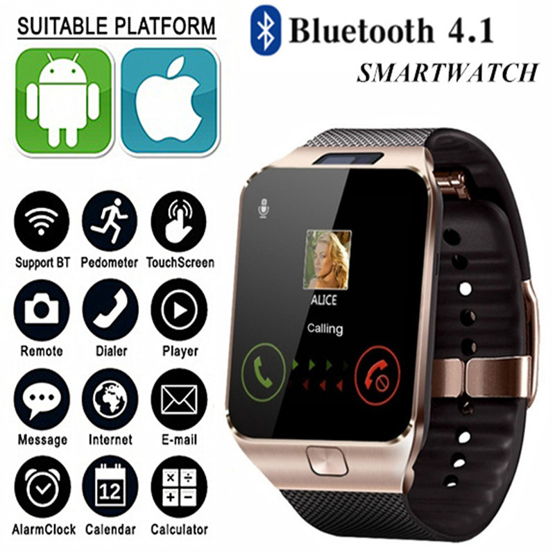 DZ09 Smartwatch Suport TF Card Sim Camera 2022 Ceasuri electronice noi Ceas inteligent pentru telefon Android reloj inteligente hombre