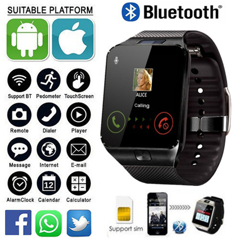 DZ09 Smartwatch Suport TF Card Sim Camera 2022 Ceasuri electronice noi Ceas inteligent pentru telefon Android reloj inteligente hombre