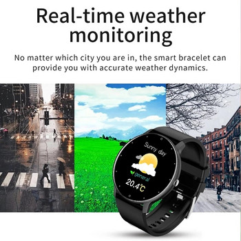 2022 Нов смарт часовник Дамски пълен сензорен екран Спортен фитнес часовник IP67 Водоустойчив Bluetooth за Android iOS Смарт часовник Женски