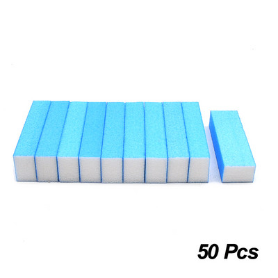 50/100 gab./partija Neon Coloful Sponge Nail File Buffer Block Pulēšana Slīpēšana Profesionāls Nagu attaukošanas līdzeklis Instrumenti Pedikīrs Manikīrs