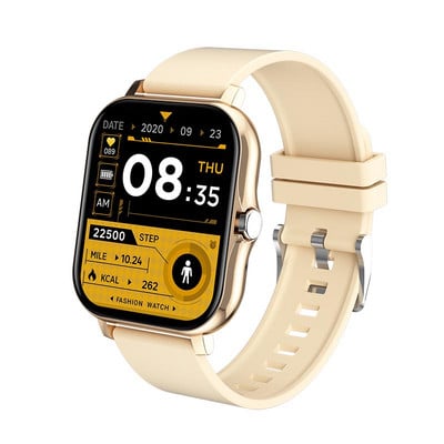 2022 új okosóra férfi teljes érintőképernyős Sport Fitness óra IP67 Vízálló Bluetooth hívás Android ios okosórához Men+Box