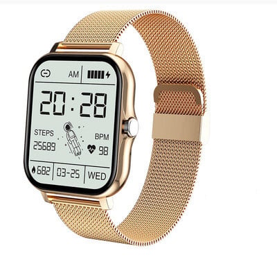 2022 új okosóra férfi teljes érintőképernyős Sport Fitness óra IP67 Vízálló Bluetooth hívás Android ios okosórához Men+Box