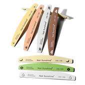 10/15 tk Professionaalne küüneviil Tugev liivapaber Paks küüneviil puhver maniküüri lihvimiseks Halfmoon laimi küünetööriistad 100/180