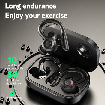 Ασύρματα ακουστικά Bluetooth Αθλητικά αδιάβροχα TWS Bluetooth 5.1 Ακουστικά HiFi Stereo Earbuds Ακουστικά ακύρωσης θορύβου με μικρόφωνο