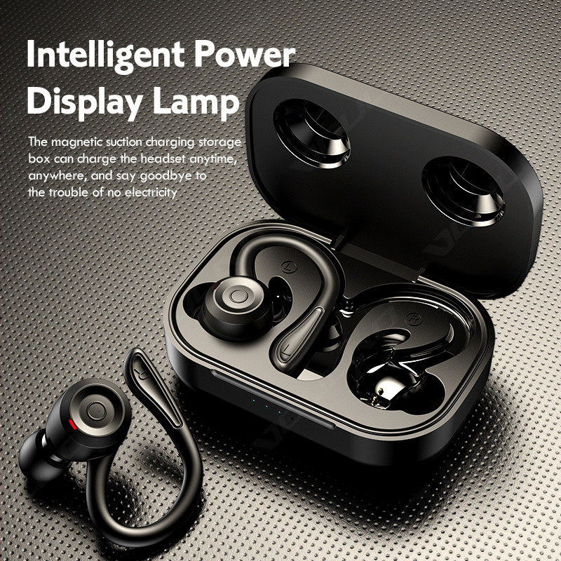 Ασύρματα ακουστικά Bluetooth Αθλητικά αδιάβροχα TWS Bluetooth 5.1 Ακουστικά HiFi Stereo Earbuds Ακουστικά ακύρωσης θορύβου με μικρόφωνο