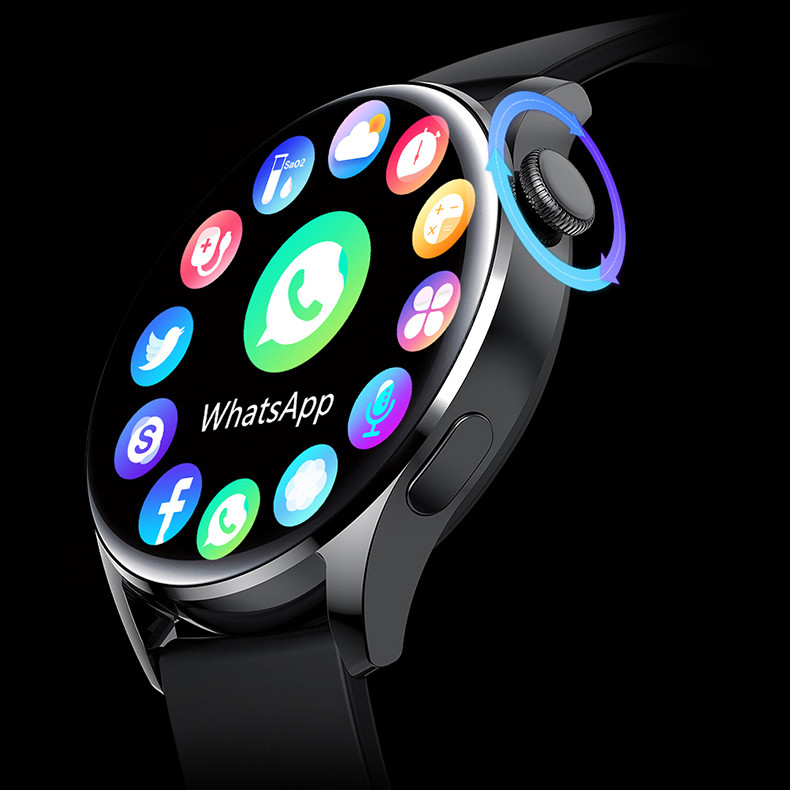 Έξυπνο ρολόι GT5 Ανδρικό ρολόι Bluetooth Call Sport Fitness Πιεσόμετρο IP68 Αδιάβροχο Smartwatch για Android IOS