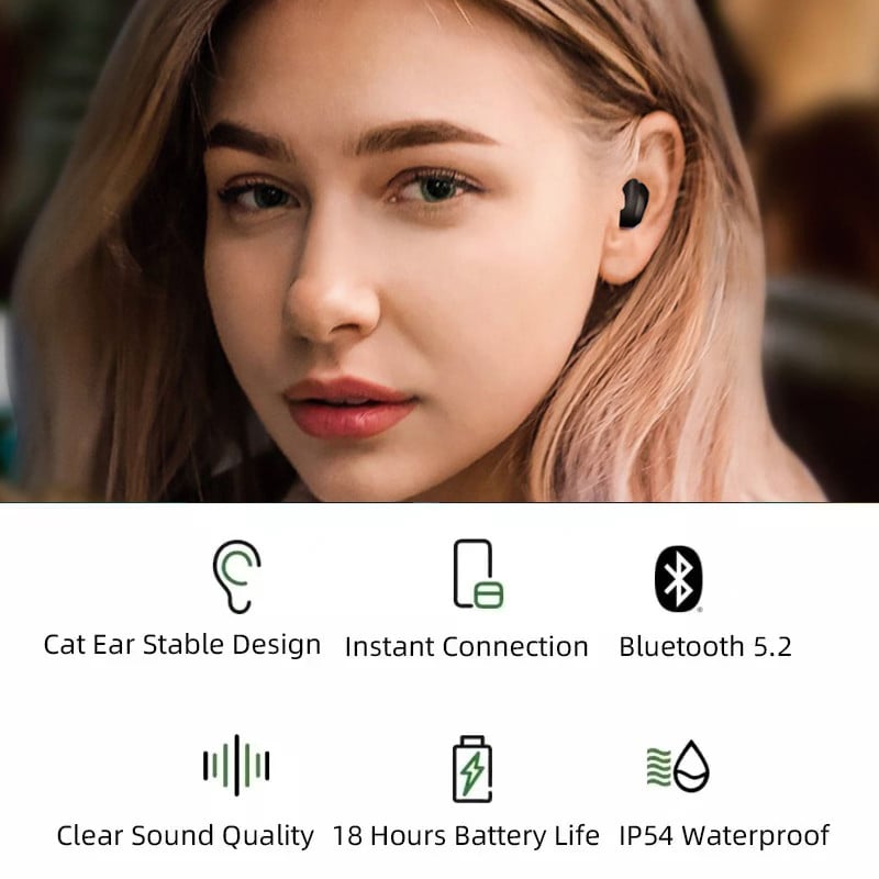 Slušalice Bluetooth bežične slušalice TWS slušalice Slušalice Slušalice Bežične bluetooth slušalice HiFi Stereo Glazba