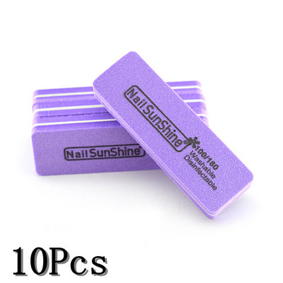 10 vnt. / partijoje kempinės nagų dildės 100 180 grūdelių, plaunamų dezinfekuojamų švitrinių lentų nagų buferio dildės salono manikiūro meno įrankių tiekėjas