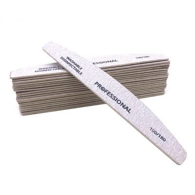 10 kom/lot profesionalna turpija za nokte 100/180 brusni papir drveni Vijlen lak za nokte Lime A Ongle perivi alat za manikuru Nail Art