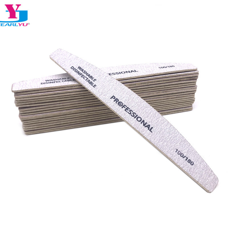 10 kom/lot profesionalna turpija za nokte 100/180 brusni papir drveni Vijlen lak za nokte Lime A Ongle perivi alat za manikuru Nail Art