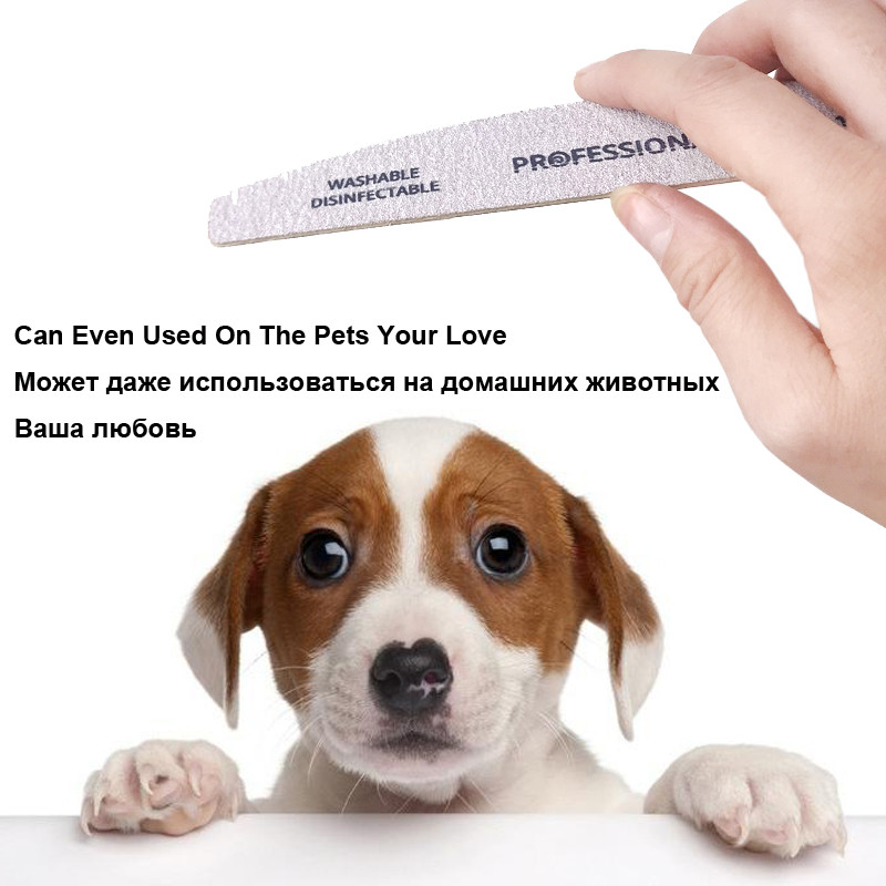 10 kom/lot profesionalna turpija za nokte 100/180 brusni papir drveni Vijlen lak za nokte Lime A Ongle perivi alat za manikuru Nail Art