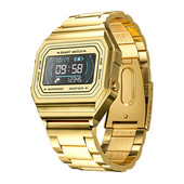 i6 Sport Smart Watch Men Fashion Gold Steel HeartRate IP67 Αδιάβροχο Fitness Tracker Monitor Message Smartwatch για Android IOS