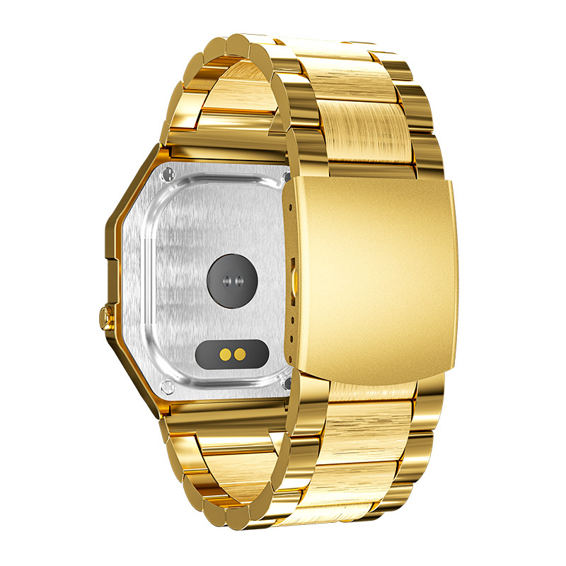 i6 Sport Smart Watch Men Fashion Gold Steel HeartRate IP67 Αδιάβροχο Fitness Tracker Monitor Message Smartwatch για Android IOS