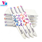 100kom/lot Drvena profesionalna turpija za nokte Drvena prijenosna brusna turpija za manikuru Periva šmirgla za sve UV gel lakove