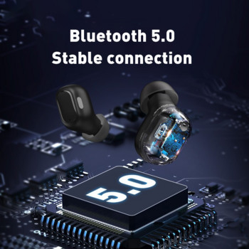 Baseus WM01 TWS Bluetooth слушалки Стерео безжични 5.0 Bluetooth слушалки Сензорно управление Шумопотискащи Геймърски слушалки