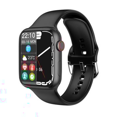 Νέο IWO W27 Pro Smart Watch Series 7 Ασύρματη φόρτιση κλήσης Bluetooth Κλείδωμα οθόνης PIN Smartwatch Υποστήριξη Siri NFC