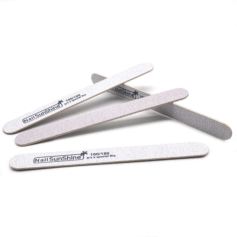 100 komada Jake, debele brusne drvene turpije za nokte Multi Limas turpije za poliranje Puferi za brušenje noktiju Periva drvena turpija za šmirgl