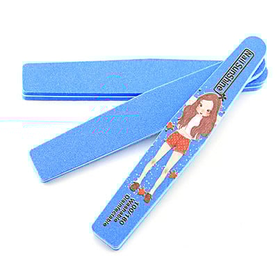 25/50 KOM. Profesionalne turpije za nokte za manikuru Brušenje 100/180 Romb dvostrane pufere za nokte Sponge Art Nail Accessions