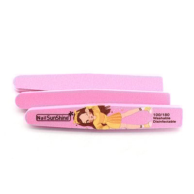 25/50 KOM. Profesionalne turpije za nokte za manikuru Brušenje 100/180 Romb dvostrane pufere za nokte Sponge Art Nail Accessions