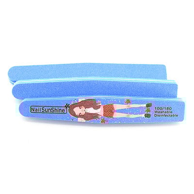 25/50 KOM. Profesionalne turpije za nokte za manikuru Brušenje 100/180 Romb dvostrane pufere za nokte Sponge Art Nail Accessions