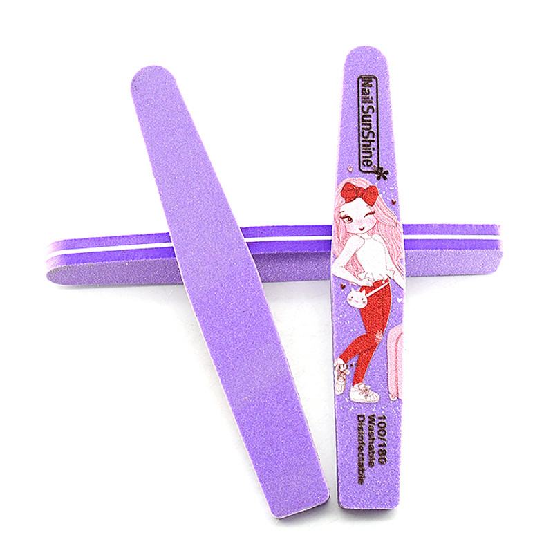 25/50 KOM. Profesionalne turpije za nokte za manikuru Brušenje 100/180 Romb dvostrane pufere za nokte Sponge Art Nail Accessions